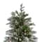 6.5ft. Pre-Lit Mixed Rose Mary Emerald Angel Pine Artificial Christmas Tree, Clear LED Lights